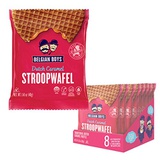 Dutch Caramel Stroopwafel 8 Pack by Belgian Boys, Authentic Waffle Cookies, Individually Wrapped, No Preservatives, Non-GMO (8)
