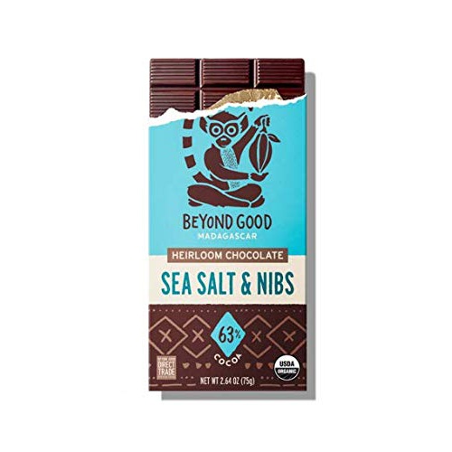  Beyond Good | Crispy Rice Dark Chocolate Bars, 3 Pack | Easter Chocolate | Organic, Direct Trade, Vegan, Kosher, Non-GMO | Single Origin Uganda Dark Chocolate