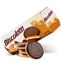 Biscolata Pia Cookies with Fruit Filling  4 Pack Snacks Soft Baked Cookies (Orange)