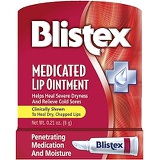 Blistex Medicated Lip Ointment for Dryness and Cold Sores, 0.21oz - PACK OF 2
