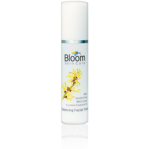  Bloom Skin Care Balancing Facial Toner 3.38oz - Natural Astringent with Witch Hazel for Women and Men - Alcohol, Paraben and Cruelty Free -skin tightening, PH Balancing and Anti Ag