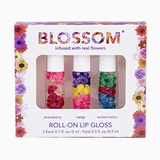 Blossom Beauty Blossom Roll-On LIP GLOSS Set Strawberry/Mango/Watermelon