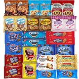 Blunon Cookies Variety Pack Assortment Sampler Individually Wrapped Cookies Bulk Care Package (30 Count)