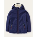 Boden Navy Sherpa-lined Anorak - College Navy