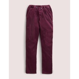 Boden Relaxed Slim Pull-on Pants - Berry Purple