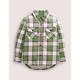 Boden Woven Shacket - Pink Check