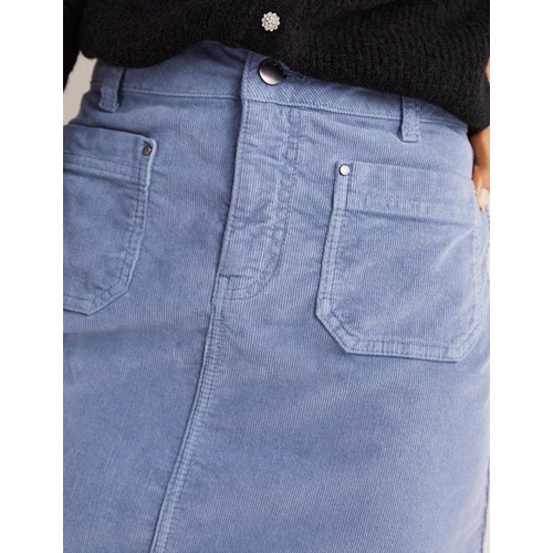 보덴 Boden Corduroy Mini Skirt - Mid Blue