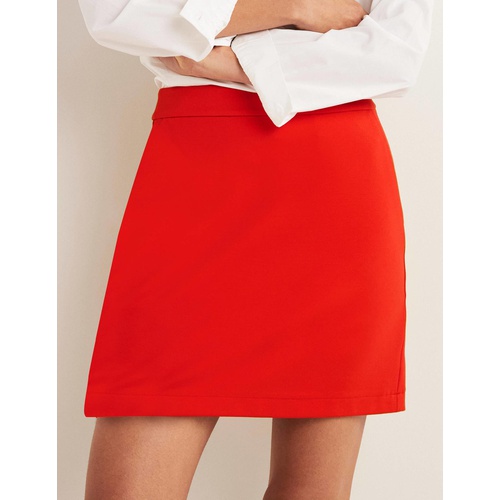 보덴 Boden Jersey A-Line Mini Skirt - Rocket Red