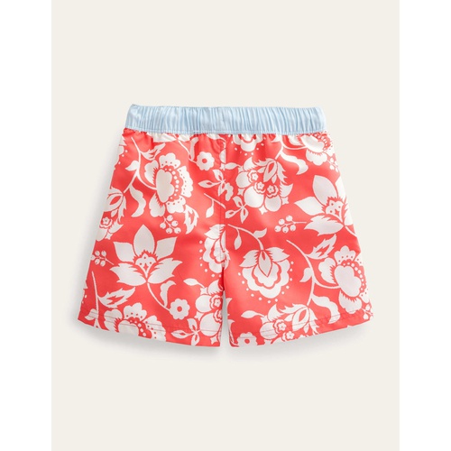 보덴 Boden Swim Shorts - Red Floral