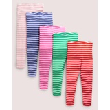 Boden 5-Pack Multi-Colored Stripe Leggings - Multi Stripe
