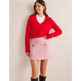 Boden Tailored A-line Mini Skirt - Cameo Pink