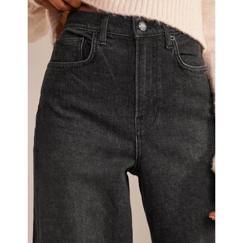 보덴 Boden Full Length Straight Jeans - Washed Black