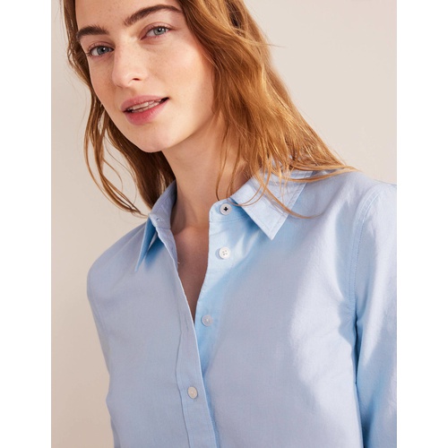 보덴 Boden New Classic Cotton Shirt - Blue Oxford