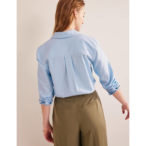 보덴 Boden New Classic Cotton Shirt - Blue Oxford