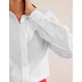 Boden New Relaxed Cotton Shirt - White