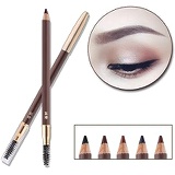 Bodermincer Eyebrow Pencil Longlasting Waterproof Durable Automaric Liner Eyebrow 5 Colors to Choose (3# Light Brown)