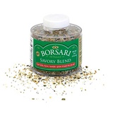 Borsari Savory Seasoned Salt Blend - Gourmet Sea Salt With Fresh Herbs and Spices - Gluten Free All Natural Keto Friendly All Purpose Seasoning With Thyme and Lavender - 4 oz Shake