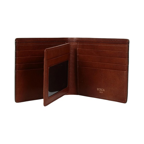  Bosca Dolce Collection - Eight-Pocket Deluxe Executive Wallet w/ Passcase