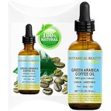 Botanical Beauty GREEN ARABICA COFFEE OIL Brazilian. 1 Fl.oz- 30 ml. 100% Pure/Premium Quality. For Skin, Hair, Lip and Nail Care. Wrinkle Reducer, Skin Lift/Tone, Anti- Puffiness/Dark Circles, Ant