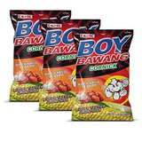 Boy Bawang Cornick, Hot Garlic - Crispy Tasty & Gluten-Free Corn Nuts 3.54 ounces (100g), 3 Pack