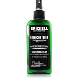 Brickell Men's Products Brickell Mens Balancing Toner For Men, Natural and Organic Alcohol-Free Cucumber, Mint Facial Toner with Witch Hazel, 8 Ounce, Scented