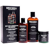 Brickell Men's Products Brickell Mens Daily Advanced Face Care Routine I, Gel Facial Cleanser Wash, Face Scrub, Face Moisturizer Lotion, Natural and Organic, Unscented