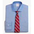 Stretch Madison Relaxed-Fit Dress Shirt, Non-Iron Pinpoint English Collar