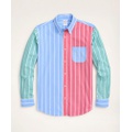 Regent Regular-Fit Original Broadcloth Sport Shirt, Fun Bold Stripe