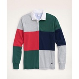 Cotton Color-Block Rugby