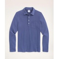 Vintage Jersey Long-Sleeve Polo Shirt
