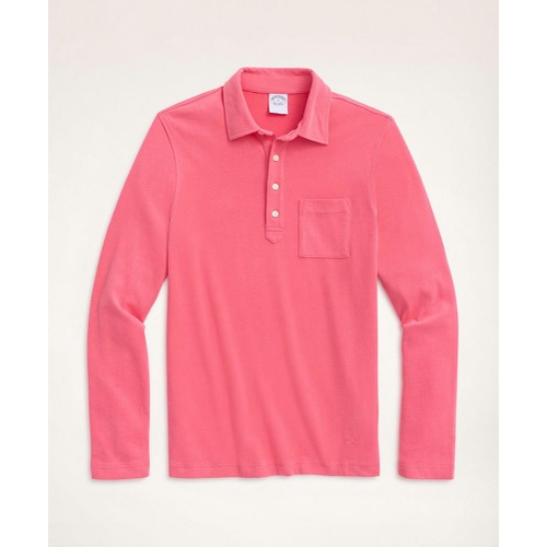 브룩스브라더스 Vintage Jersey Long-Sleeve Polo Shirt