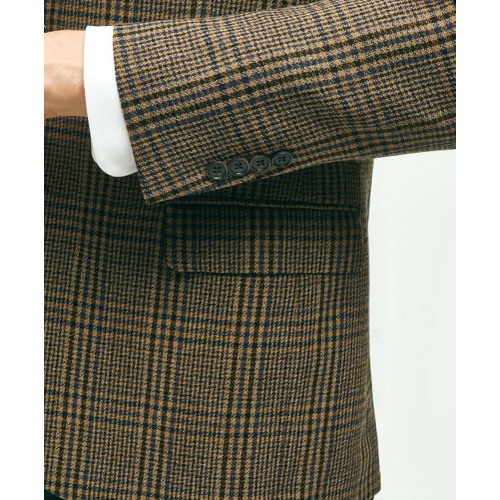 브룩스브라더스 Classic Fit Wool Hopsack Plaid Sport Coat
