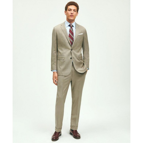 브룩스브라더스 Slim Fit Wool Pinstripe 1818 Suit