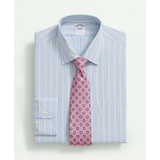 Supima Cotton Poplin Ainsley Collar, Multi-Stripe Dress Shirt