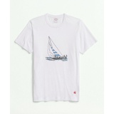 Cotton Graphic Boat T-Shirt