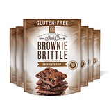 Sheila Gs Brownie Brittle Gluten Free Chocolate Chip- Low Calorie, Healthy Chocolate, Sweets & Treats Dessert, Thin Sweet Crispy Snack-Rich Brownie Taste with a Cookie Crunch- 4.5o