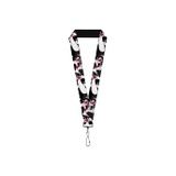 Buckle-Down Lanyard-10-Sylvester The Cat Poses Stacked Black