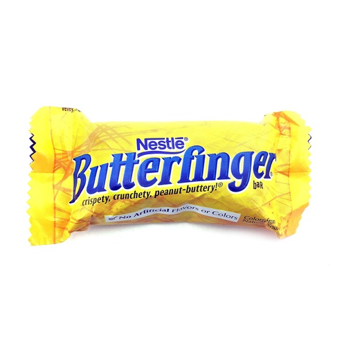  Butterfinger Fun Size Crispy Milk Chocolate Peanut Butter Bars, Halloween Candy, Bulk 2 Lbs
