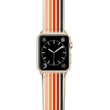 CASETiFY Retro Saffiano Faux Leather Apple Watch Strap_GOLD