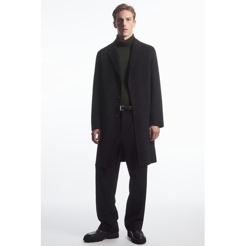 COS RELAXED-FIT DOUBLE-FACED WOOL COAT