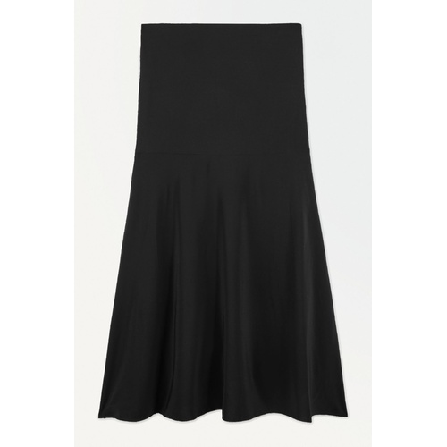 COS THE FLARED SILK SKIRT