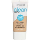 COVERGIRL Clean Matte BB Cream For Oily Skin, Light/Medium 530, (Packaging May Vary) Water-Based Oil-Free Matte Finish BB Cream, 1 Fl Oz (1 Count)