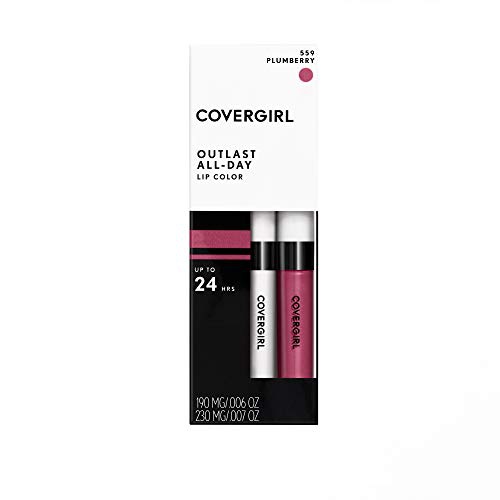  Covergirl Outlast All-Day Lip Color With Topcoat, Blushed Mauve