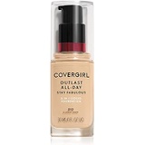 COVERGIRL Outlast All-Day Stay Fabulous 3-in-1 Foundation, 1 Bottle (1 oz), Classic Ivory Tone, Liquid Matte Foundation and SPF 20 Sunscreen (packaging may vary)