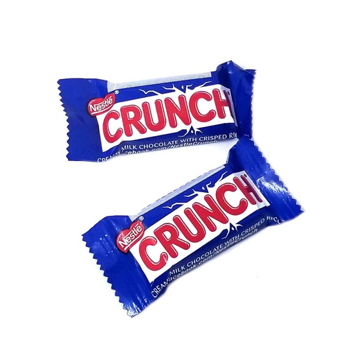  CrazyOutlet Nestle Crunch Fun Size Candy Bar, Creamy Milk Chocolate Crisped Rice, Bulk Pack 2 Lbs