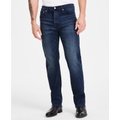 Mens Standard Straight-Fit Stretch Jeans
