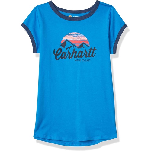 칼하트 Carhartt Girls Short Sleeve Ringer Tee T-Shirt