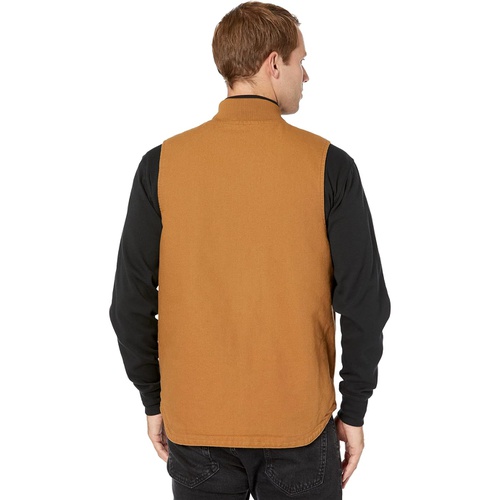 칼하트 Carhartt Loose Fit Washed Duck Insulated Rib Collar Vest
