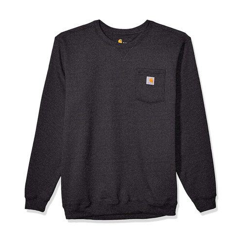 칼하트 Carhartt Mens Crewneck Pocket Sweatshirt (Regular and Big & Tall Sizes)