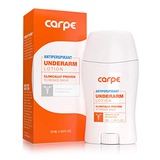 Carpe Underarm Antiperspirant and Deodorant, Clinical strength with all-natural eucalyptus scent, Manage hyperhidrosis and combat excessive sweating without irritation, Stay fresh